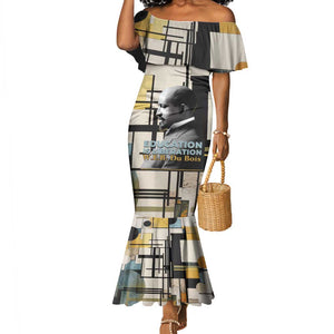 W.E.B. Du Bois Education is Liberation Mermaid Dress Scholar, Activist, Visionary Tribute Design - African Pride