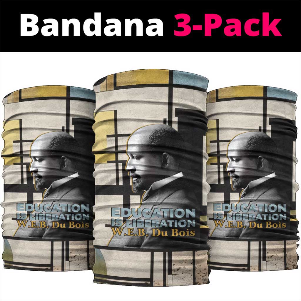 W.E.B. Du Bois Education is Liberation Neck Gaiter Scholar, Activist, Visionary Tribute Design - African Pride