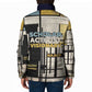 W.E.B. Du Bois Education is Liberation Padded Jacket Scholar, Activist, Visionary Tribute Design - African Pride