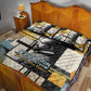 W.E.B. Du Bois Education is Liberation Quilt Bed Set Scholar, Activist, Visionary Tribute Design - African Pride