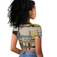 W.E.B. Du Bois Education is Liberation Raglan Cropped T shirt Scholar, Activist, Visionary Tribute Design TS04