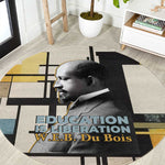 W.E.B. Du Bois Education is Liberation Round Carpet Scholar, Activist, Visionary Tribute Design - African Pride
