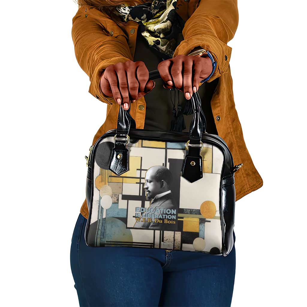 W.E.B. Du Bois Education is Liberation Shoulder Handbag Scholar, Activist, Visionary Tribute Design - African Pride
