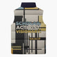 W.E.B. Du Bois Education is Liberation Sleeveless Puffer Jacket Scholar, Activist, Visionary Tribute Design - African Pride