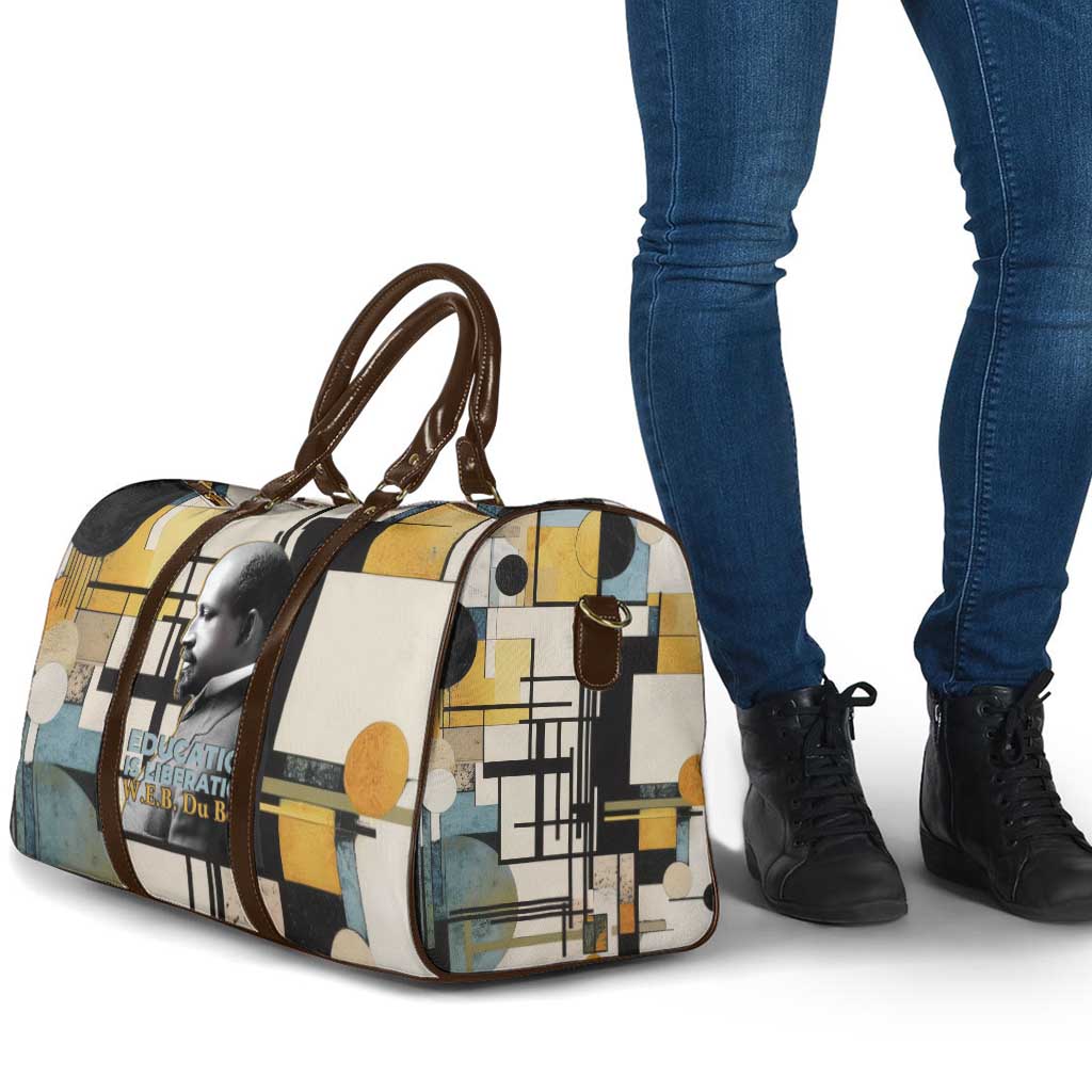 W.E.B. Du Bois Education is Liberation Travel Bag Scholar, Activist, Visionary Tribute Design - African Pride