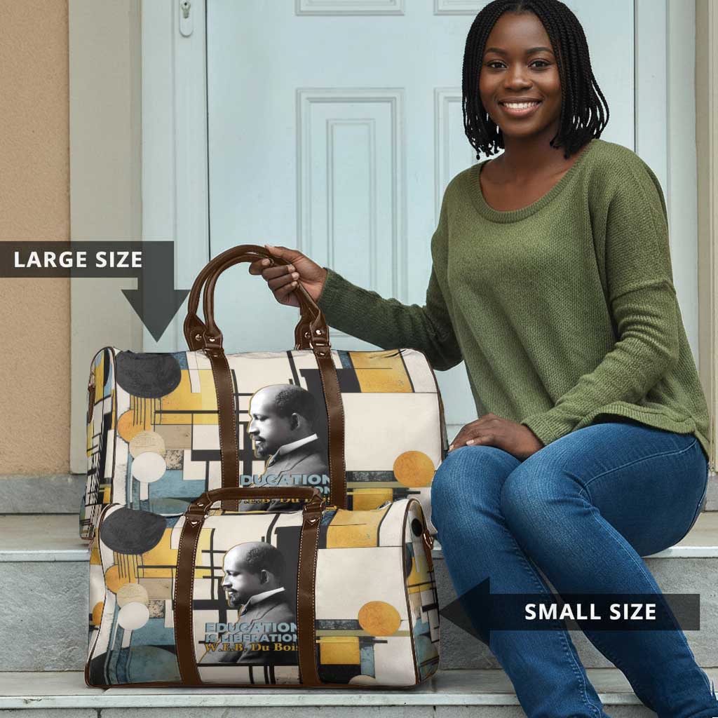 W.E.B. Du Bois Education is Liberation Travel Bag Scholar, Activist, Visionary Tribute Design - African Pride