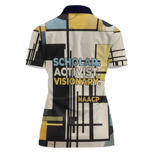 W.E.B. Du Bois Education is Liberation Women Polo Shirt Scholar, Activist, Visionary Tribute Design TS04