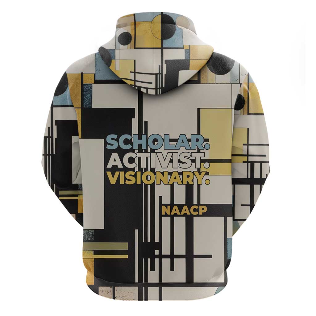 W.E.B. Du Bois Education is Liberation Zip Hoodie Scholar, Activist, Visionary Tribute Design - African Pride