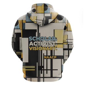 W.E.B. Du Bois Education is Liberation Zip Hoodie Scholar, Activist, Visionary Tribute Design - African Pride