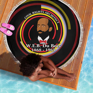 W.E.B. Du Bois Civil Rights Architect Beach Blanket Niagara Movement - NAACP Tribute Design - African Pride