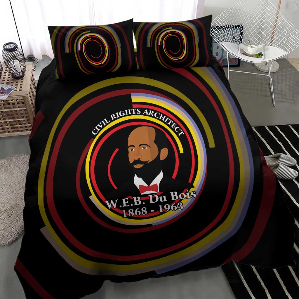 W.E.B. Du Bois Civil Rights Architect Bedding Set Niagara Movement - NAACP Tribute Design - African Pride