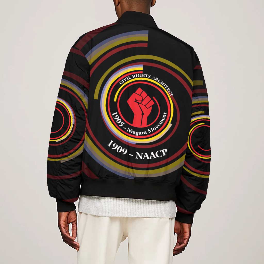 W.E.B. Du Bois Civil Rights Architect Bomber Jacket Niagara Movement - NAACP Tribute Design - African Pride