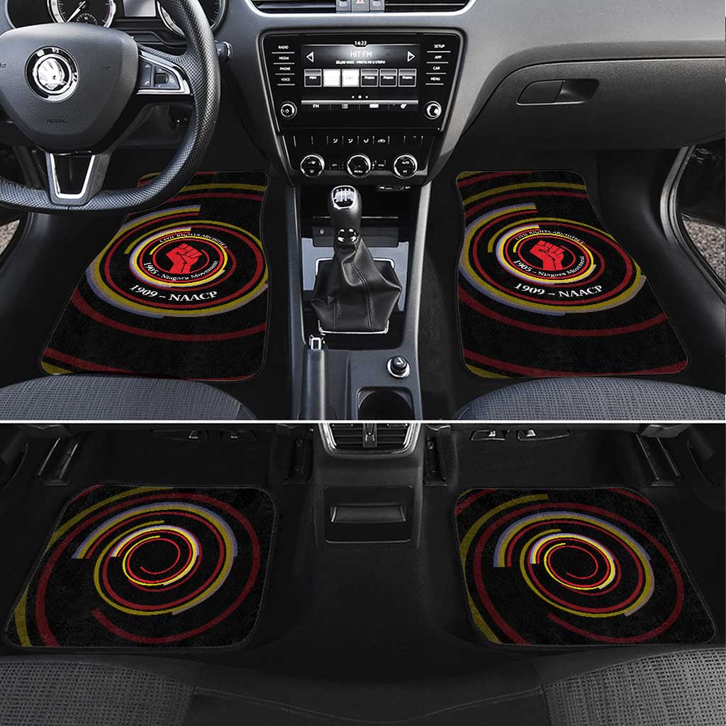 W.E.B. Du Bois Civil Rights Architect Car Mats Niagara Movement - NAACP Tribute Design - African Pride