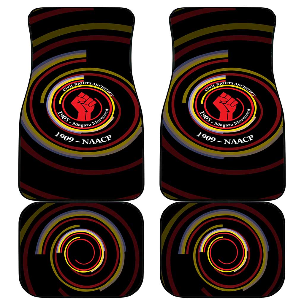 W.E.B. Du Bois Civil Rights Architect Car Mats Niagara Movement - NAACP Tribute Design - African Pride