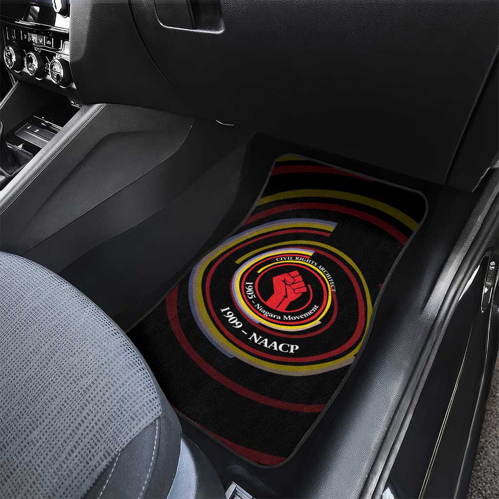 W.E.B. Du Bois Civil Rights Architect Car Mats Niagara Movement - NAACP Tribute Design - African Pride