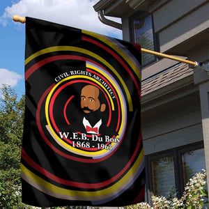 W.E.B. Du Bois Civil Rights Architect Garden Flag Niagara Movement - NAACP Tribute Design - African Pride