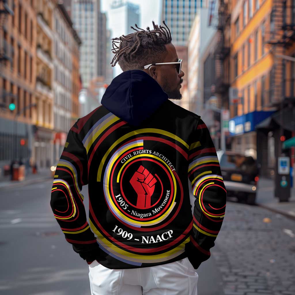 W.E.B. Du Bois Civil Rights Architect Hoodie Niagara Movement - NAACP Tribute Design - African Pride