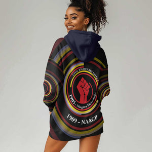 W.E.B. Du Bois Civil Rights Architect Hoodie Dress Niagara Movement - NAACP Tribute Design - African Pride