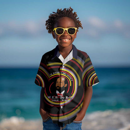 W.E.B. Du Bois Civil Rights Architect Kid Hawaiian Shirt Niagara Movement - NAACP Tribute Design TS04