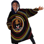 W.E.B. Du Bois Civil Rights Architect Kid Wearable Blanket Hoodie Niagara Movement - NAACP Tribute Design - African Pride