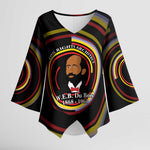 W.E.B. Du Bois Civil Rights Architect Kimono Sleeve Blouse Niagara Movement - NAACP Tribute Design - African Pride