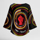 W.E.B. Du Bois Civil Rights Architect Kimono Sleeve Blouse Niagara Movement - NAACP Tribute Design - African Pride