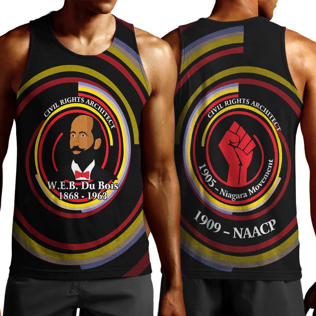 W.E.B. Du Bois Civil Rights Architect Men Tank Top Niagara Movement - NAACP Tribute Design - African Pride