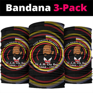 W.E.B. Du Bois Civil Rights Architect Neck Gaiter Niagara Movement - NAACP Tribute Design - African Pride