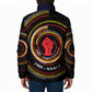 W.E.B. Du Bois Civil Rights Architect Padded Jacket Niagara Movement - NAACP Tribute Design - African Pride