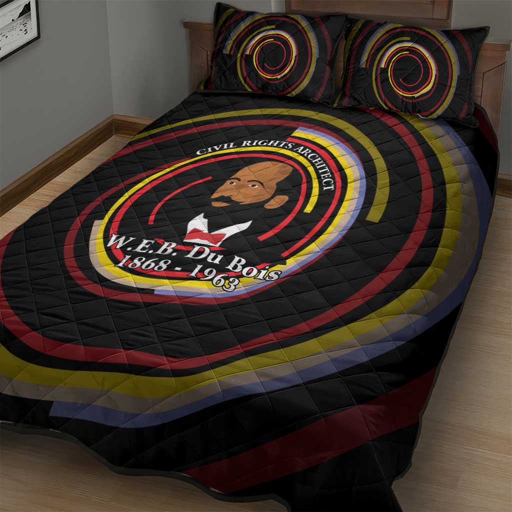 W.E.B. Du Bois Civil Rights Architect Quilt Bed Set Niagara Movement - NAACP Tribute Design - African Pride