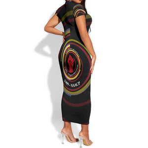 W.E.B. Du Bois Civil Rights Architect Short Sleeve Bodycon Dress Niagara Movement - NAACP Tribute Design TS04