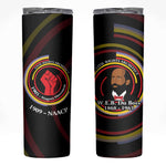 W.E.B. Du Bois Civil Rights Architect Skinny Tumbler Niagara Movement - NAACP Tribute Design - African Pride