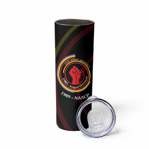 W.E.B. Du Bois Civil Rights Architect Skinny Tumbler Niagara Movement - NAACP Tribute Design - African Pride