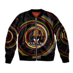 W.E.B. Du Bois Civil Rights Architect Sleeve Zip Bomber Jacket Niagara Movement - NAACP Tribute Design - African Pride