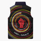 W.E.B. Du Bois Civil Rights Architect Sleeveless Puffer Jacket Niagara Movement - NAACP Tribute Design - African Pride