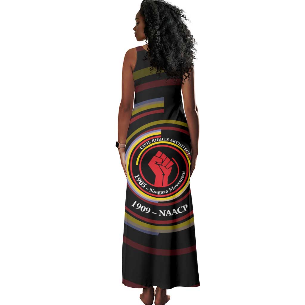 W.E.B. Du Bois Civil Rights Architect Tank Maxi Dress Niagara Movement - NAACP Tribute Design - African Pride