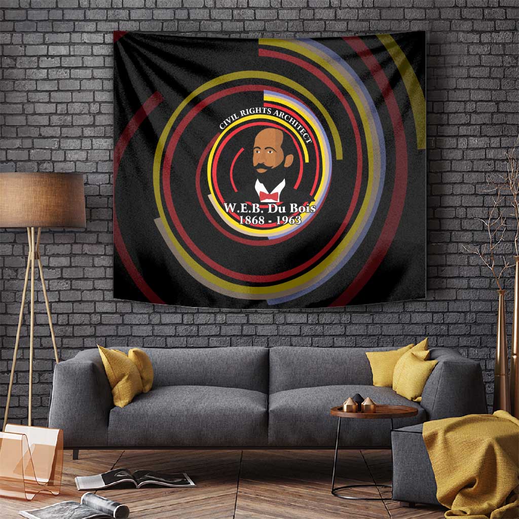 W.E.B. Du Bois Civil Rights Architect Tapestry Niagara Movement - NAACP Tribute Design - African Pride