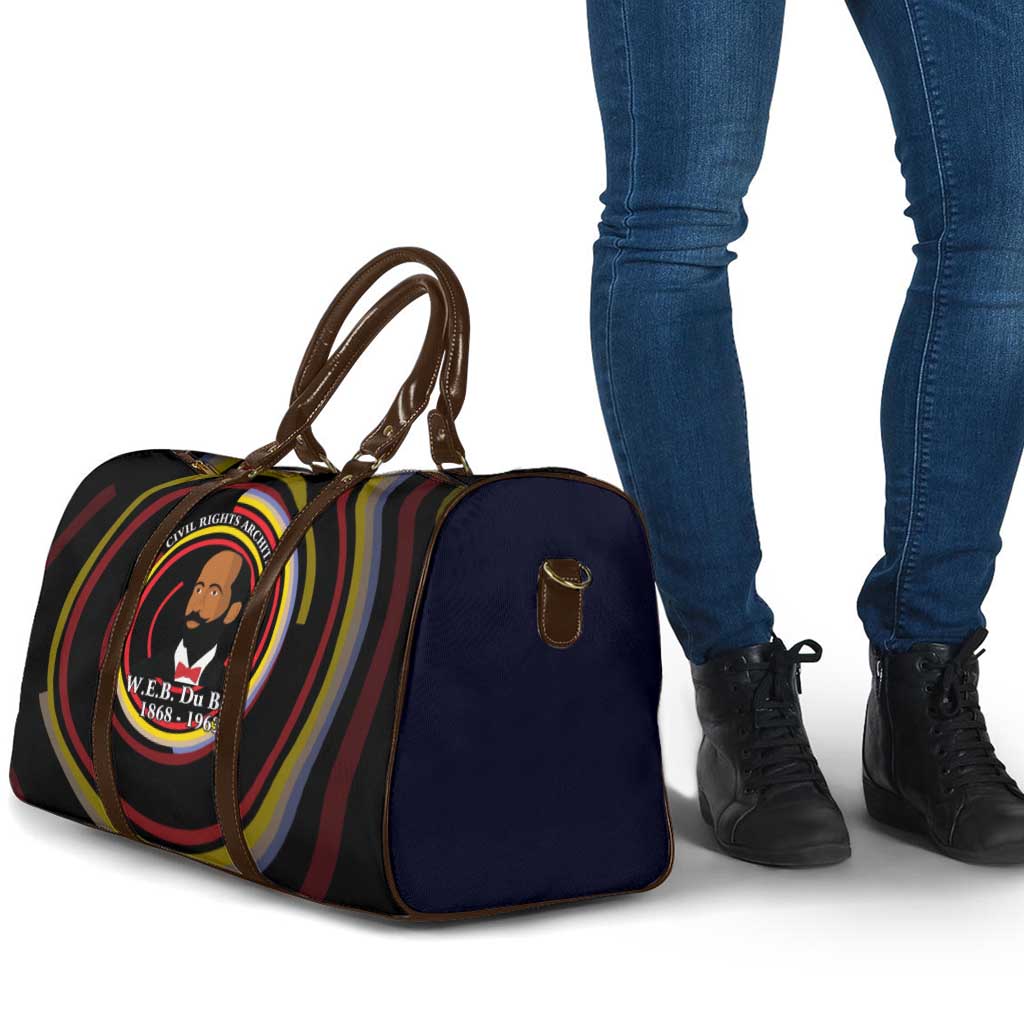 W.E.B. Du Bois Civil Rights Architect Travel Bag Niagara Movement - NAACP Tribute Design - African Pride