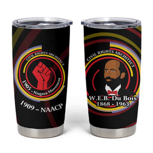W.E.B. Du Bois Civil Rights Architect Tumbler Cup Niagara Movement - NAACP Tribute Design - African Pride