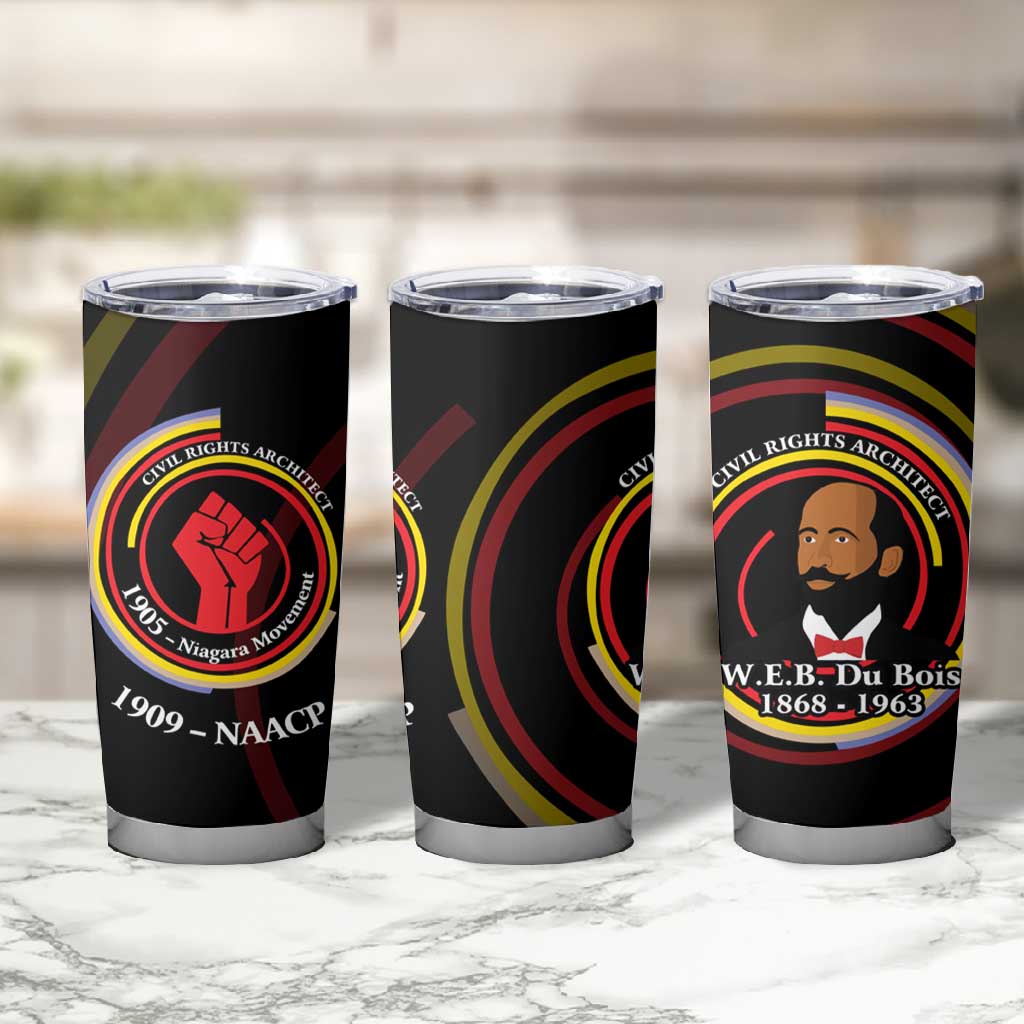 W.E.B. Du Bois Civil Rights Architect Tumbler Cup Niagara Movement - NAACP Tribute Design - African Pride