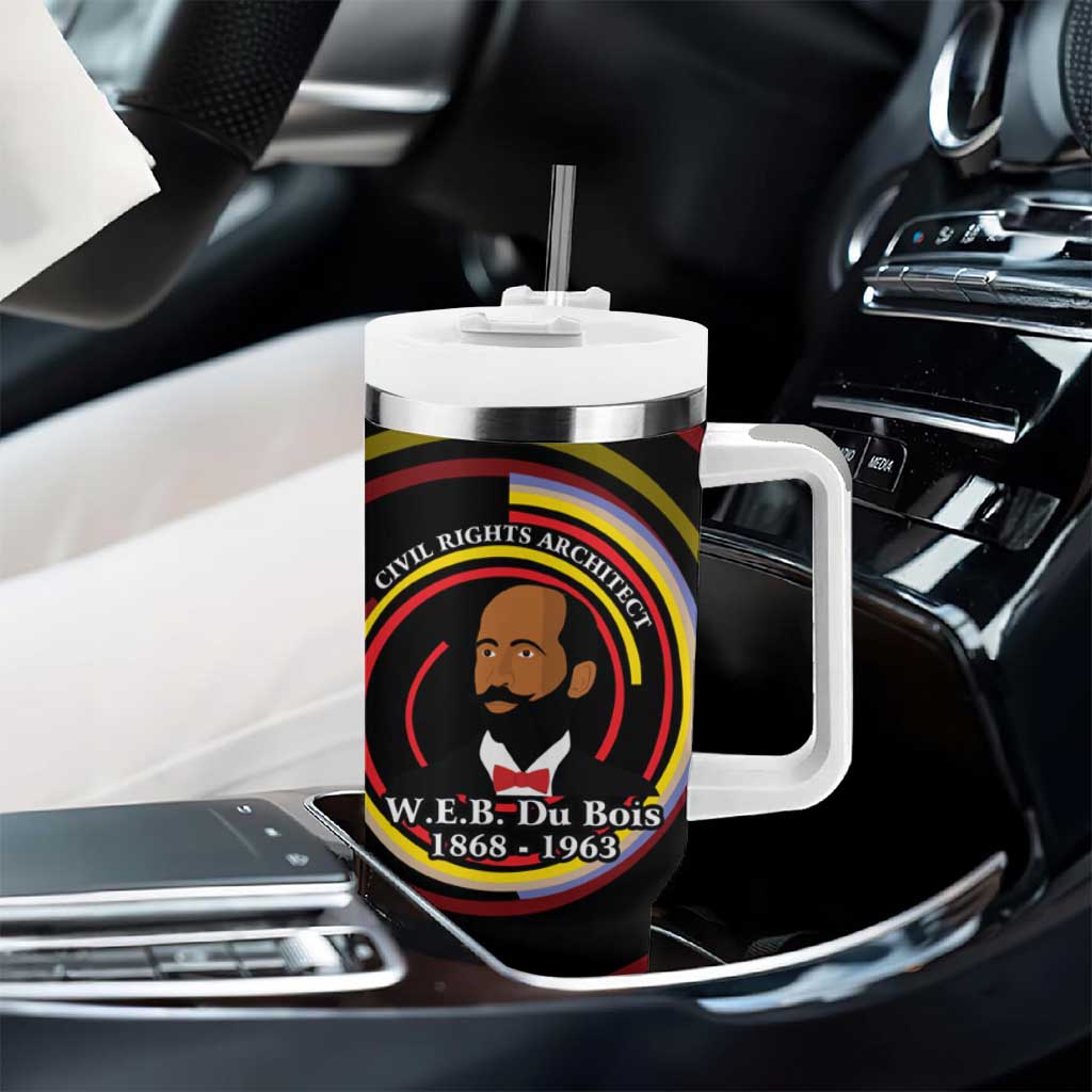 W.E.B. Du Bois Civil Rights Architect Tumbler With Handle Niagara Movement - NAACP Tribute Design - African Pride