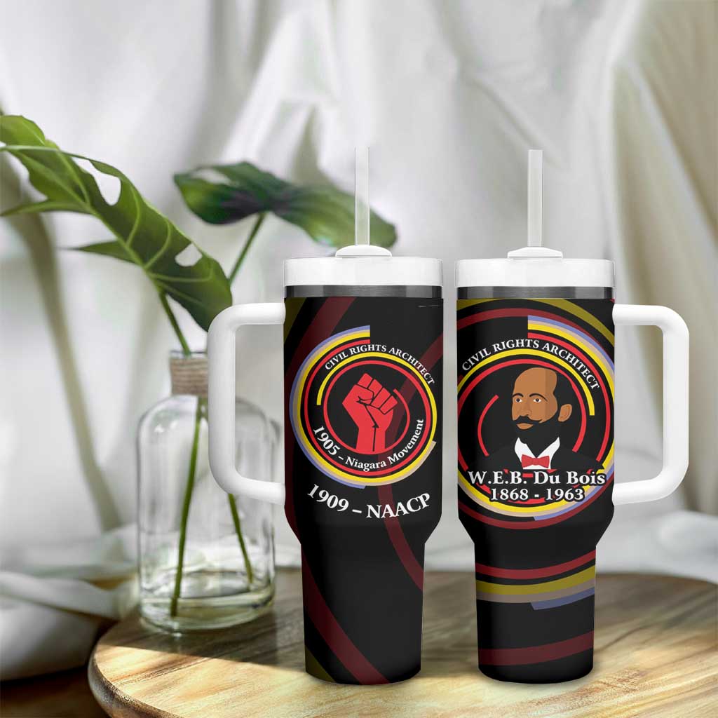 W.E.B. Du Bois Civil Rights Architect Tumbler With Handle Niagara Movement - NAACP Tribute Design - African Pride