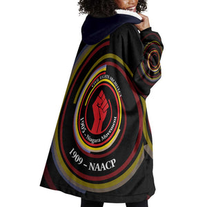 W.E.B. Du Bois Civil Rights Architect Wearable Blanket Hoodie Niagara Movement - NAACP Tribute Design - African Pride