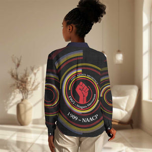 W.E.B. Du Bois Civil Rights Architect Women Casual Shirt Niagara Movement - NAACP Tribute Design - African Pride