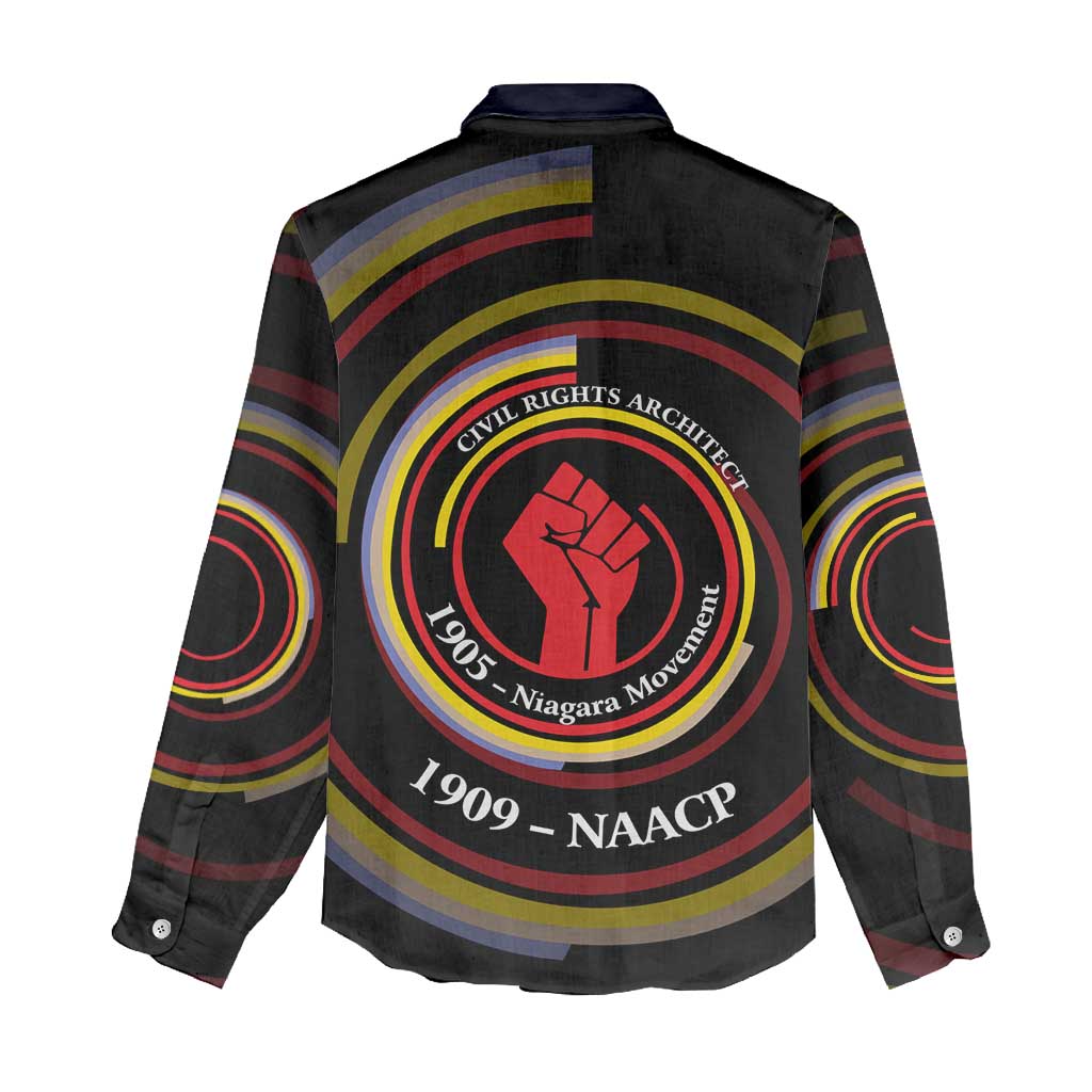 W.E.B. Du Bois Civil Rights Architect Women Casual Shirt Niagara Movement - NAACP Tribute Design - African Pride