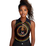 W.E.B. Du Bois Civil Rights Architect Women Sleeveless Polo Shirt Niagara Movement - NAACP Tribute Design - African Pride