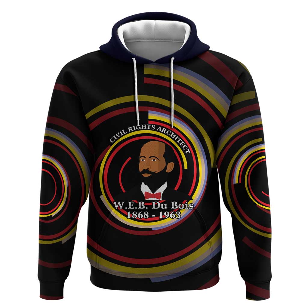 W.E.B. Du Bois Civil Rights Architect Zip Hoodie Niagara Movement - NAACP Tribute Design - African Pride