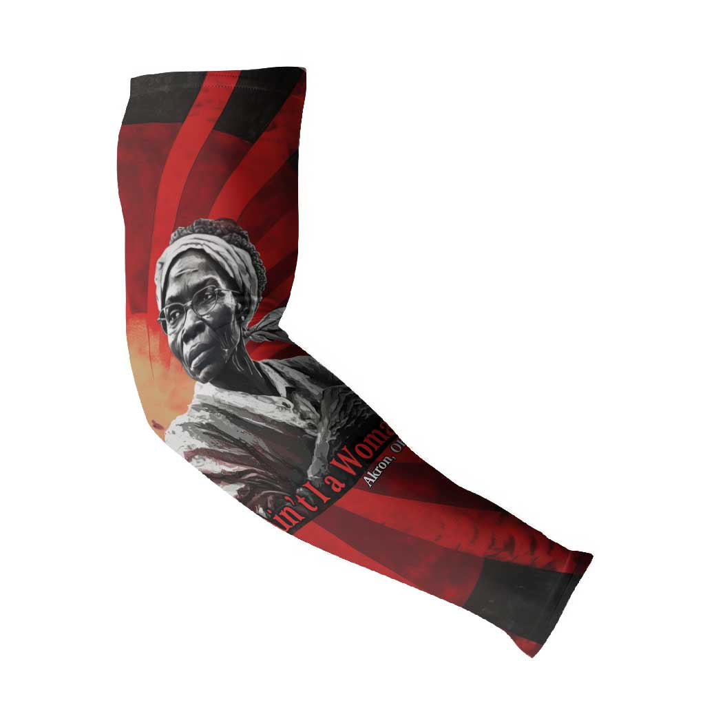 Sojourner Truth Arm Sleeves Ain’t I a Woman - Akron 1851 Speech Tribute Design - African Pride