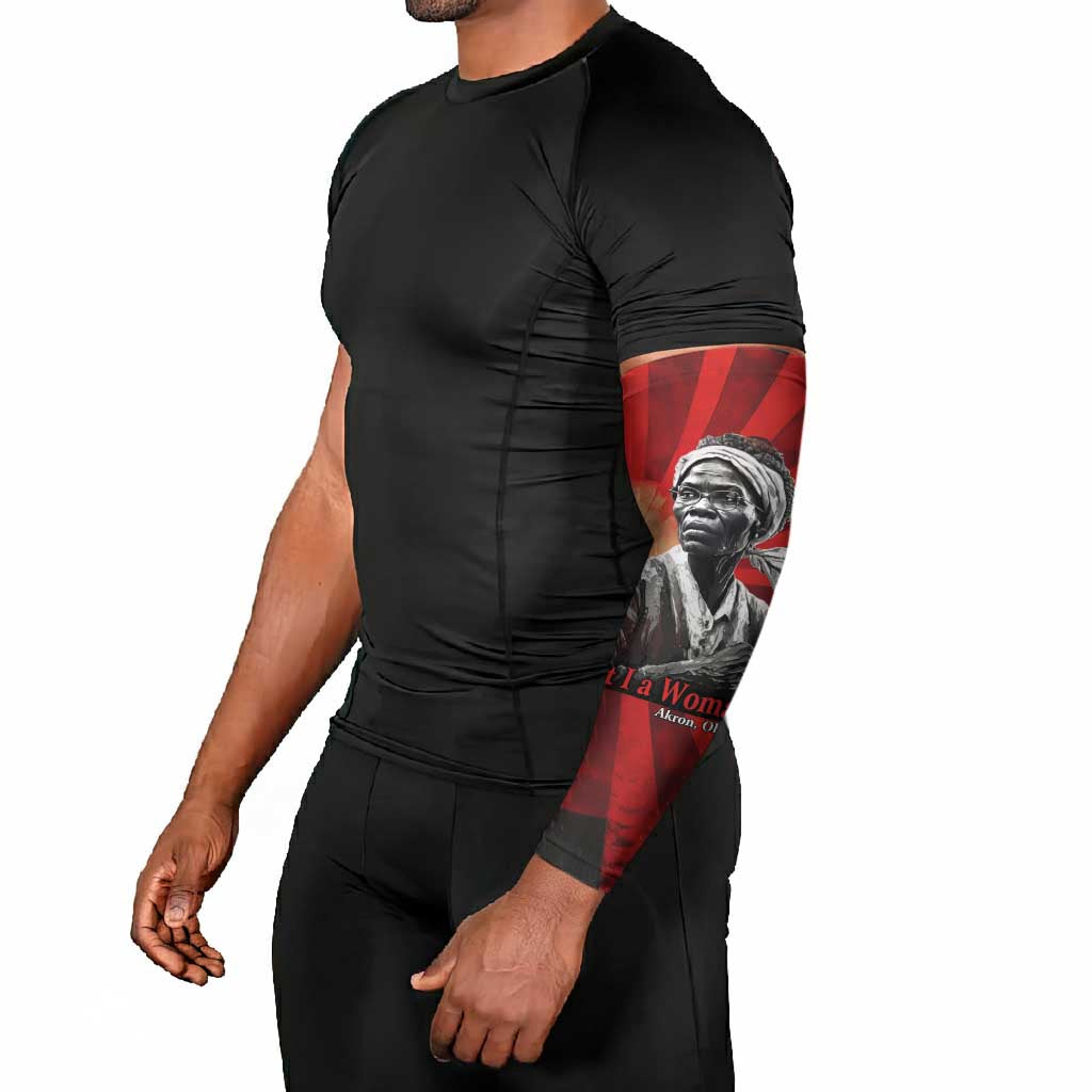 Sojourner Truth Arm Sleeves Ain’t I a Woman - Akron 1851 Speech Tribute Design - African Pride
