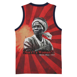 Sojourner Truth Basketball Jersey Ain’t I a Woman - Akron 1851 Speech Tribute Design - African Pride